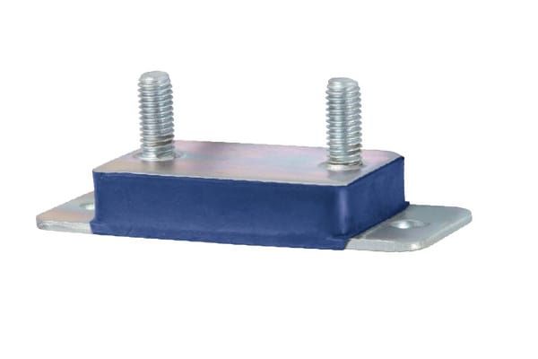 Patin antivribatoire caoutchouc