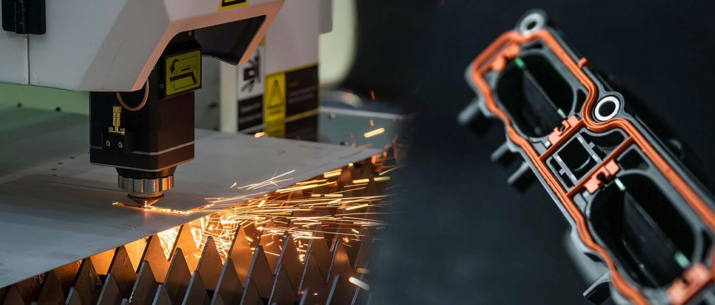 Surmoulage caoutchouc