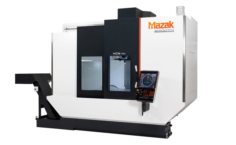 Centre d'usinage Mazak VCN-700 pour la fabrication de moules chez EJS