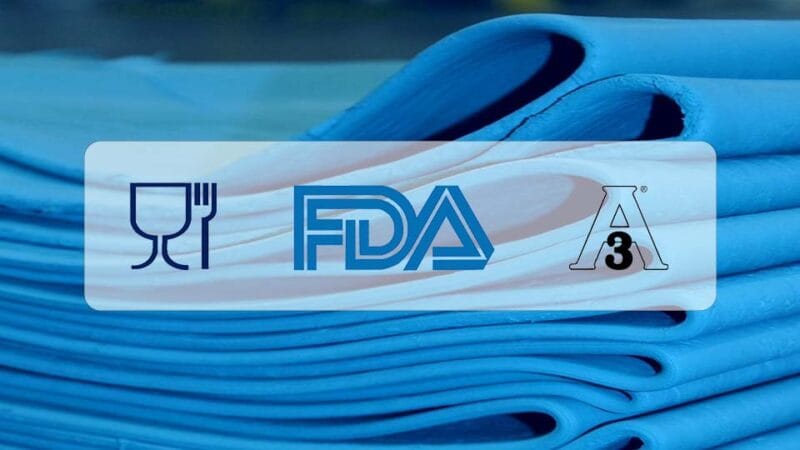 Nouveau FKM V5347 Bleu CE_FDA_3A